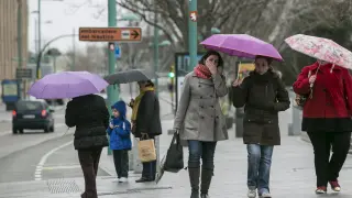 En Zaragoza ha llovido 20 de los 41 primeros días del año