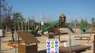 Foto de archivo. Zona infantil del Parque del Agua de Zaragoza