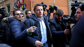 El líder del Partido Demócrata Matteo Renzi