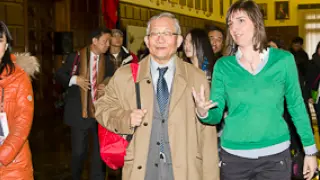 La delegación china ha visitado el Pilar y el Ayuntamiento