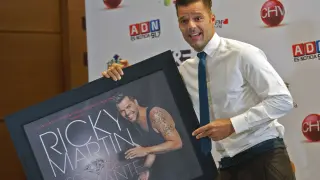 Ricky Martin en la presentación del Festival Viña del Mar