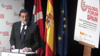 Rajoy durante su discurso
