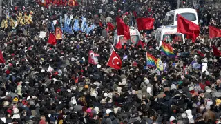 Funeral de un joven en Turquía