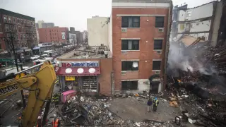 En los dos edificios derrumbados vivían 15 familias