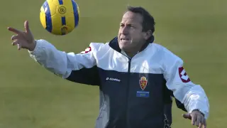 Víctor Muñoz, en su anterior etapa en el Real Zaragoza
