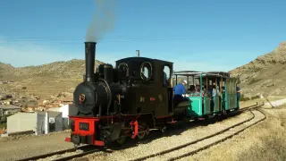 El tren minero de Utrillas el pasado verano