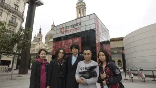 Visitantes chinos en Zaragoza
