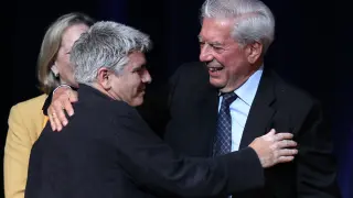 Juan Bonilla y Mario Vargas Llosa