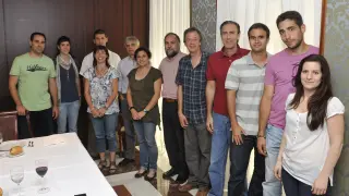 Miembros del grupo de investigación oscense EFYPAF de la Universidad de Zaragoza