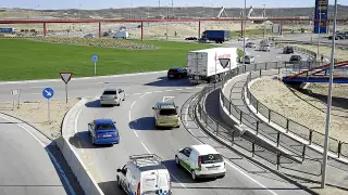 El enlace de Plaza con la autovía de Madrid es una de las obras pendientes de pagar a la UTE