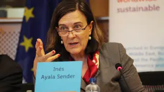 La eurodiputada socialista y portavoz de la Comisión de Transportes del Parlamento Europeo, Inés Ayala