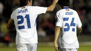 Ander y Zapater, dos excanteranos del Real Zaragoza