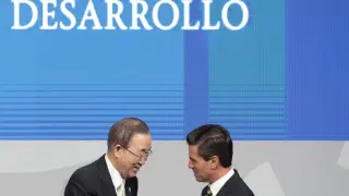 Ban Ki-moon cuando descartó enviar tropas a Ucrania
