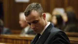 Oscar Pistorius, durante el juicio
