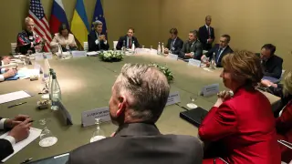 Una imagen de la reunión mantenida en Ginebra