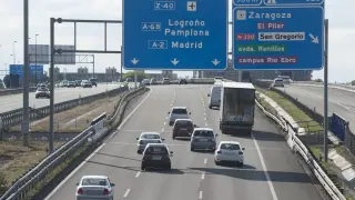 Tráfico este domingo en Zaragoza
