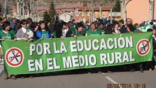Foto de las movilizaciones en las Cuencas Mineras