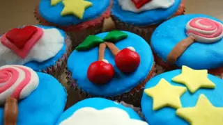 Cupcakes con diferentes motivos