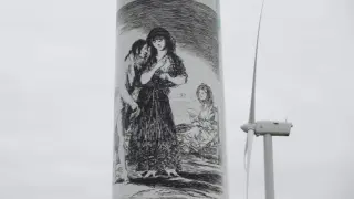 Homenaje a Goya en los molinos de Fuendetodos