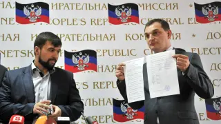 Denis Pushilin, gobernador de la autoproclamada República de Donetsk