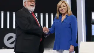 Cañete y Valenciano, en su debate televisado