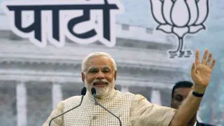 Modi ha centrado su campaña electoral en el desarrollo económico