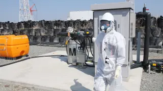 Trabajos de descontaminación en Fukushima