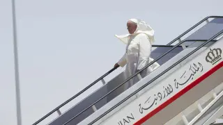 El papa Francisco en Jordania