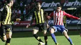 Partido entre el Real Zaragoza y el Sporting