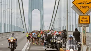 Los corredores recorren Nueva York