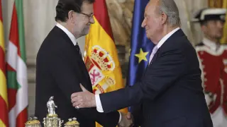 Rajoy y el rey Juan Carlos en una imagen de archivo
