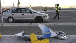 Un accidente de tráfico en Zaragoza