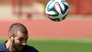 Karim Benzema, con la selección francesa