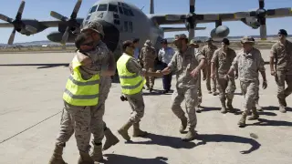 Llegada de los últimos militares del Mizar en Afganistán