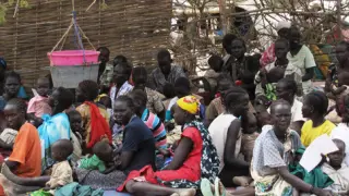 Campo de refugiados en Sudán del Sur