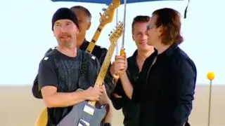 Rodaje del videoclip 'Vertigo' de U2, en el Delta del Ebro
