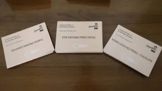 Las papeletas de la votación en el PSOE