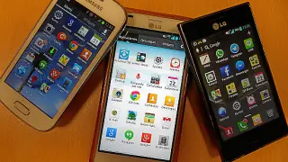 Aplicaciones en varios 'smartphones'