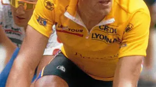 Miguel Indurain en la edición del Tour de 1991.