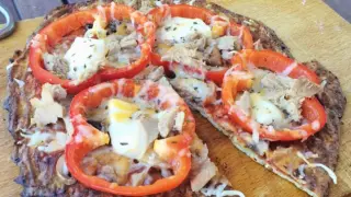 Calabaci-pizza, receta de María Corbacho