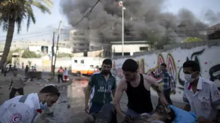 Ataque israelí a un mercado de Gaza durante la tregua