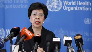 La directora general de la Organización Mundial de la Salud (OMS), Margaret Chan