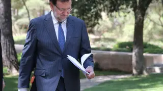 Rajoy en la comparecencia ante los medios