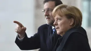 Rajoy y Merkel en una imagen de archivo