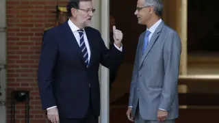Rajoy se reúne con el presidente de Andorra.