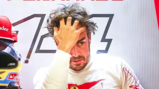 Alonso tras la tanda de entrenamientos