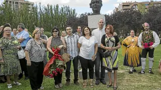María Jesús Usón, María Jesús Arregui, Mariano Arregui, Marta Arregui, Carmelo Asensio y Celia Espiau.
