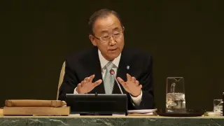 Ban Ki-moon en la cumbre de este martes