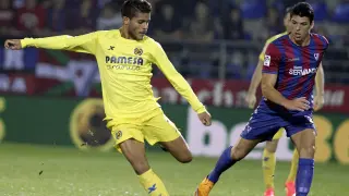 El centrocampista mexicano del Villarreal Jonathan Dos Santos