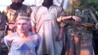 Gourdel en una imagen del vídeo de su muerte a manos de los yihadistas
